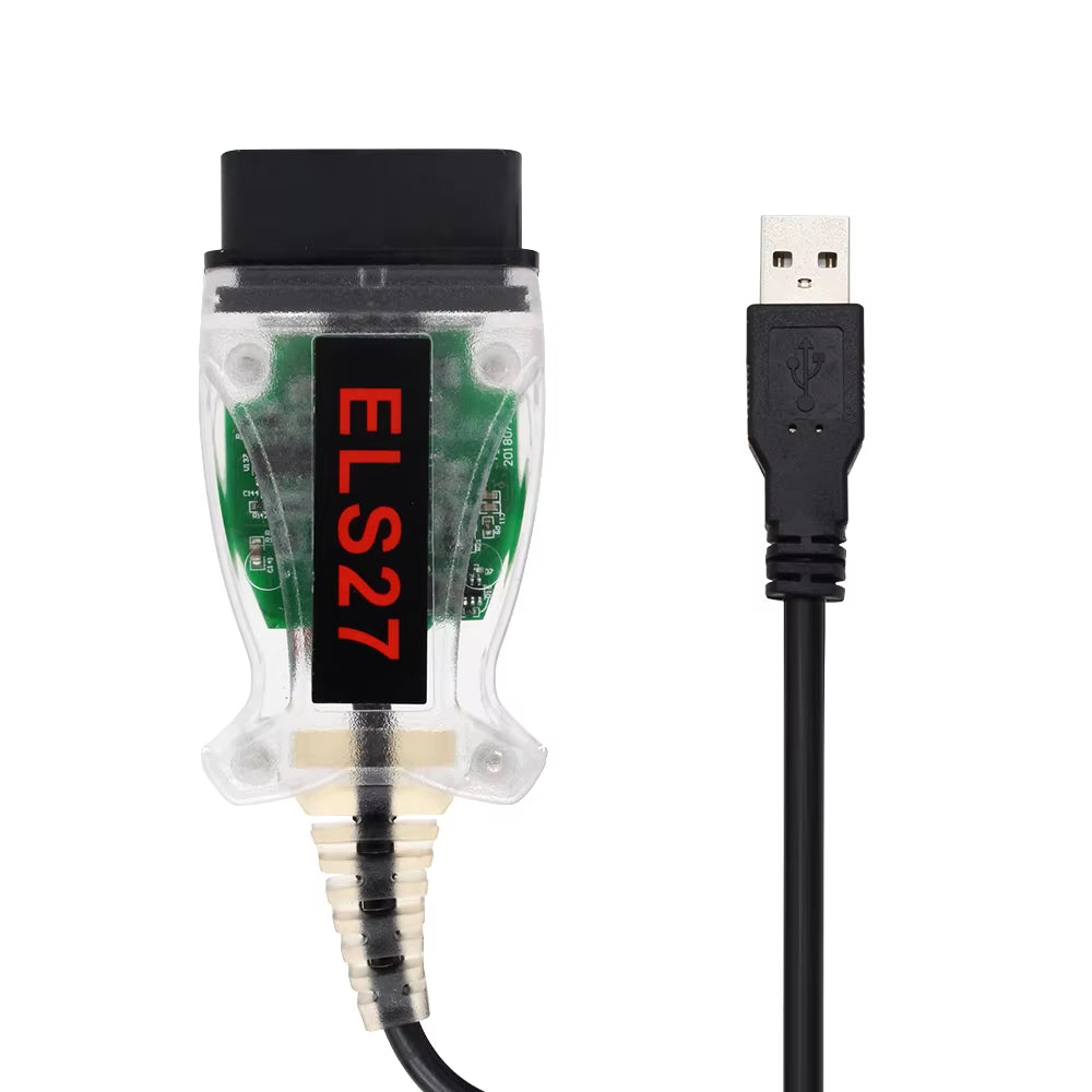 Newest V2.3.8 ELS27 Forscan Green PCB PIC24HJ128GP+FTDI Mircochip Multi-Language Works ELM327&J2534 Pss-Thru for Mazda