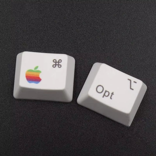 PBT Keycaps MAC Commond and Option Keys Dye-Sublimation Cherry MX Key Caps for MX Switches Mechanical Gaming Keyboard