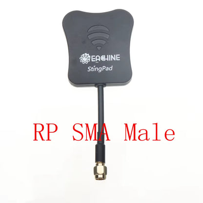 Stingpad 5.8G 16Dbi High Gain Flat Panel FPV Antenna SMA/RP-SMA for Receiver RC Drones Quadcopter Spare Part