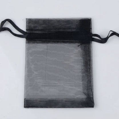 50Pcs/Lot 24 Colors Jewelry Bag Organza Gift Bags for Jewelry Packaging Bags Wedding Gift Storage Drawstring Pouches Wholesale
