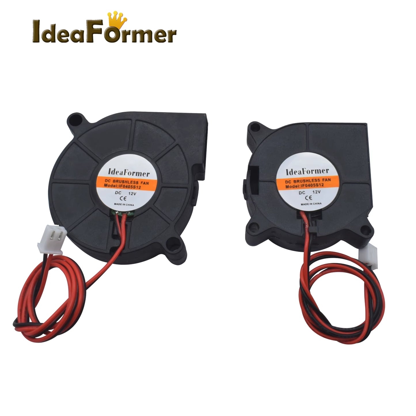 1 Pcs 4020/5015 Blower Turbo Cooling Fan Brushless DC 12V&24V 3D Printer with 2Pin Dupont Wire Cooler 30Cm Wire for J-Head