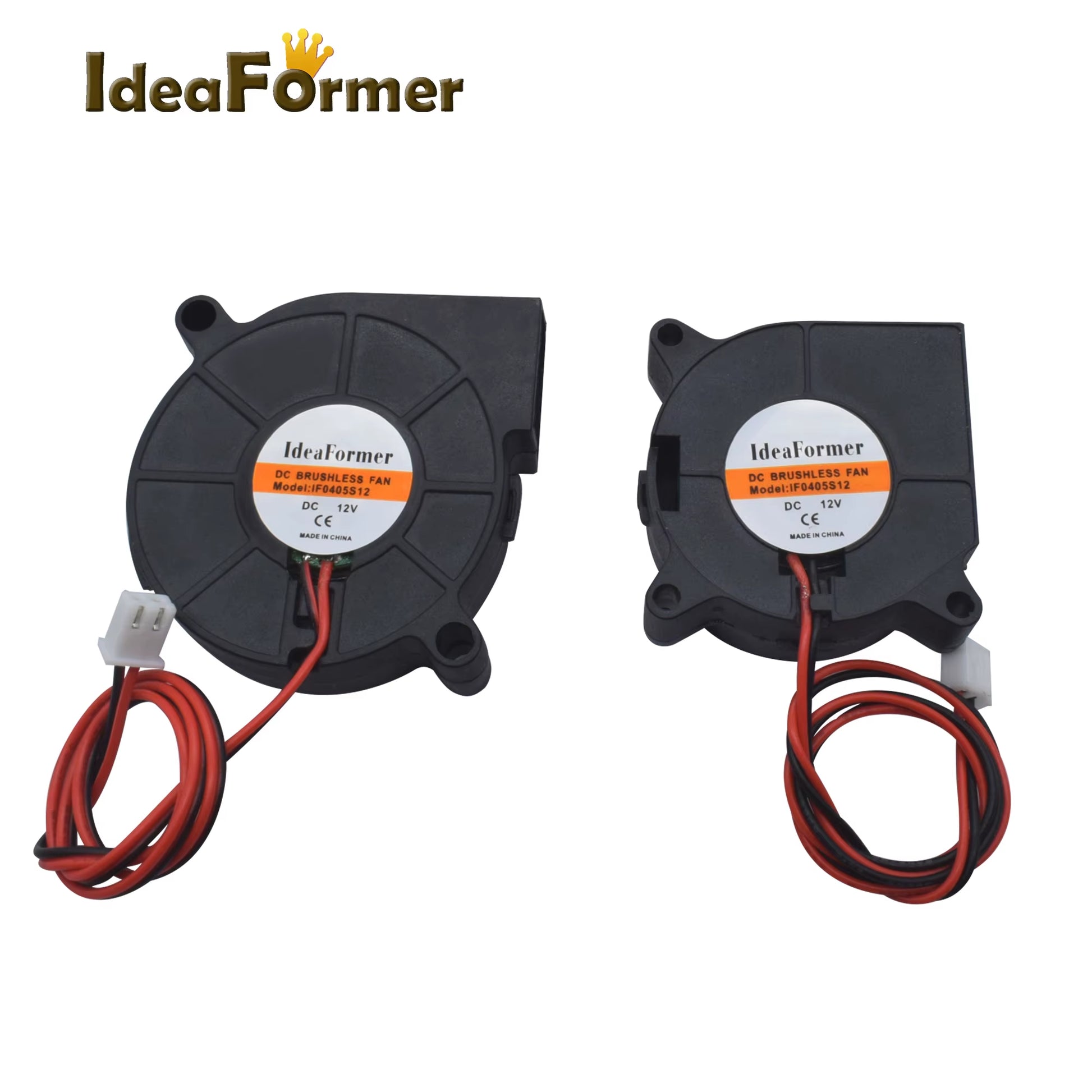 1 Pcs 4020/5015 Blower Turbo Cooling Fan Brushless DC 12V&24V 3D Printer with 2Pin Dupont Wire Cooler 30Cm Wire for J-Head
