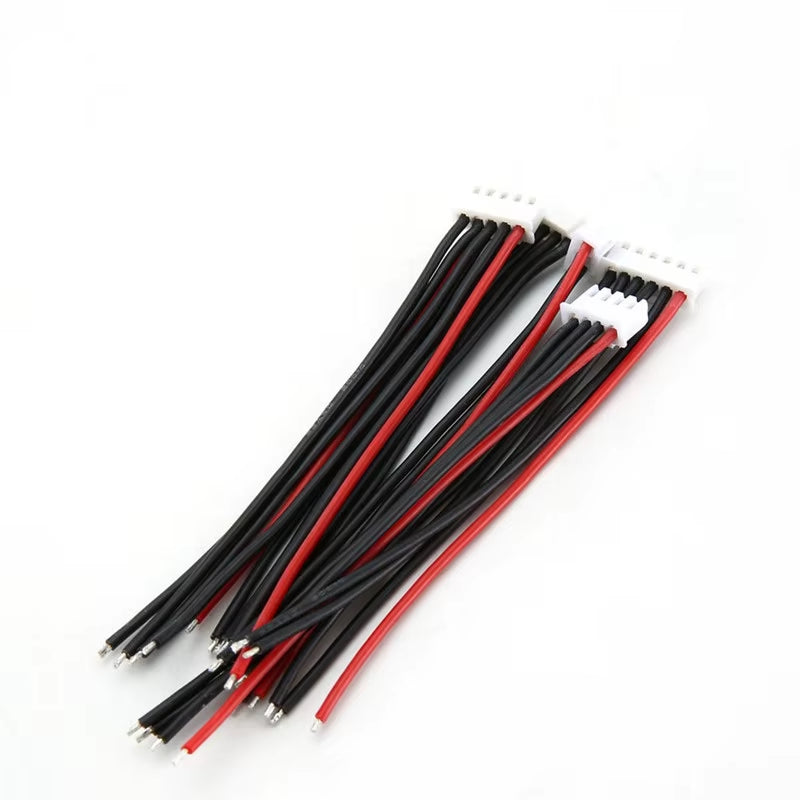 5Pcs / Lot 2S 3S 4S 5S 6S Lipo Battery Balance Charger Plug Line/Wire/Connector 22AWG 100Mm JST-XH Balancer Cable Good Quality