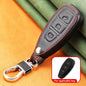 Car Styling Leather Key Chain Ring Cover Case Holder for Ford Focus 2 3 4 MK2 MK3 MK4 Kuga Edge Mondeo Fusion Ecosport Fiesta