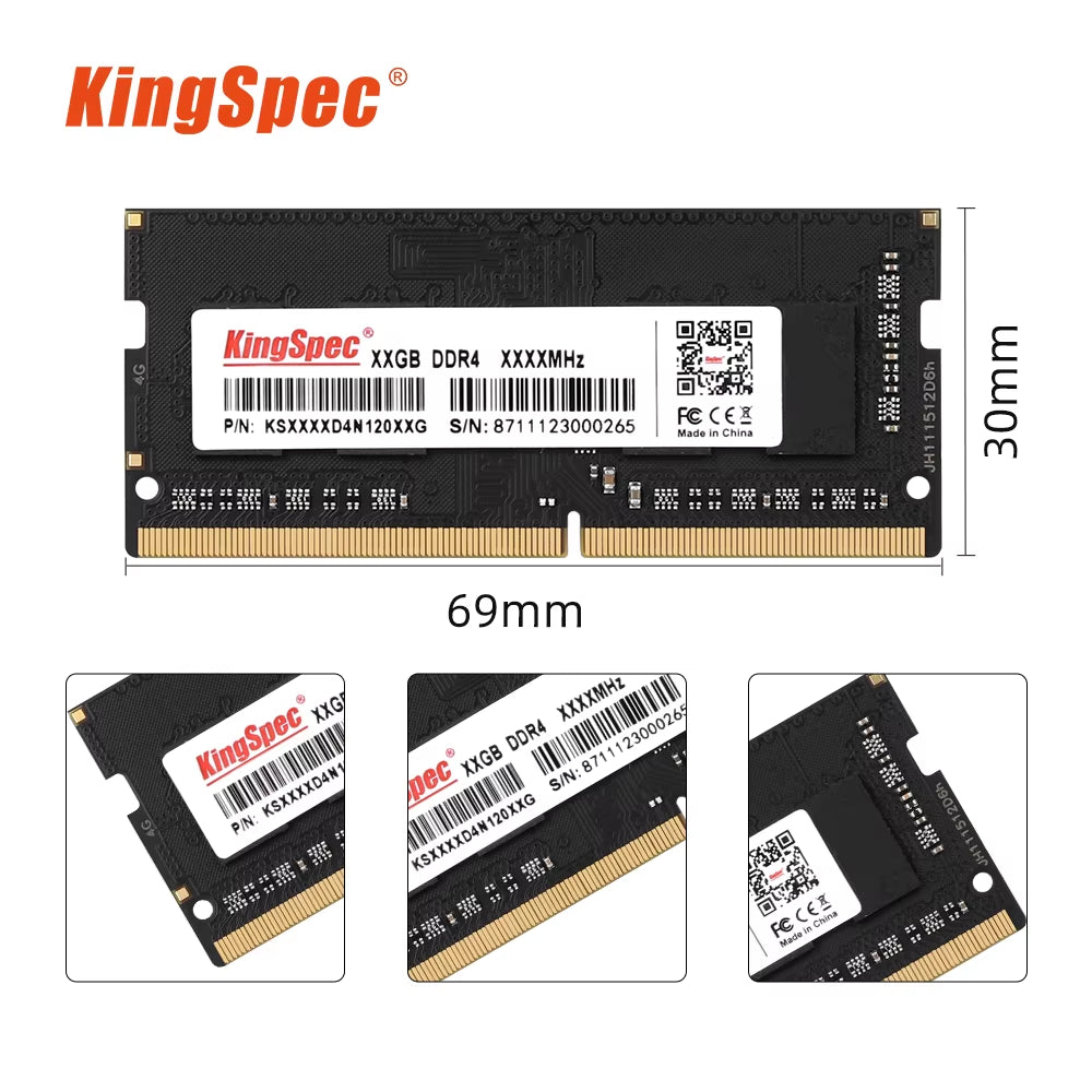 Memoria Ram DDR4 8GB 16GB 32GB 3200Mhz 2666Mhz 3200 Mhz RAM for Laptop Notebook Memoria RAM DDR4 1.2V Laptop RAM