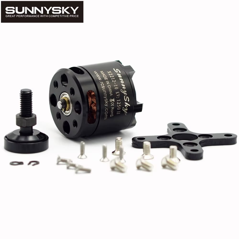 Sunnysky X2212 980KV/1250KV/KV1400/2450KV 2-4S Brushless Motor (Short Shaft) for RC Multi-Rotor Aircraft Aerobatic Quadcopter