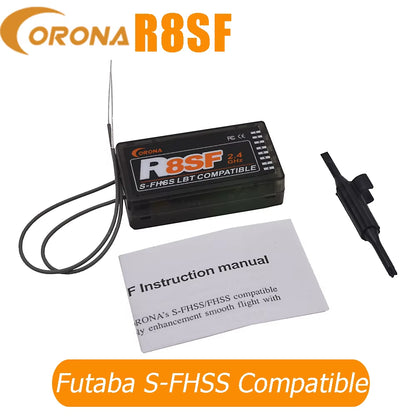 Corona 2.4Ghz R4SF R6SF R8SF C4SF-HV S-FHSS/FHSS Compatible Receiver for FUTABA S-FHSS T6 14SG