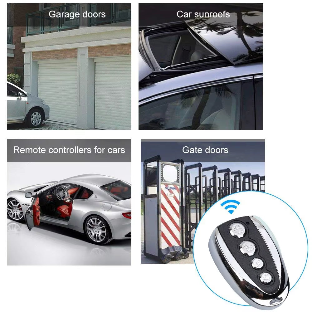 Remote Control Cloning Gate for Garage Door Car Alarm Products Keychain 433 Mhz