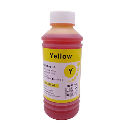 500ML Universal BK C M Y Refill Dye Based Ink Large Capacity Use for  Canon HP Brother Lexmark Samsung Dell Inkjet Printer