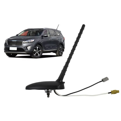 Multifunctional Vehicle Antenna with Base Signal Boosts Improve Signal Reception & Charging Convenience Simple Installs