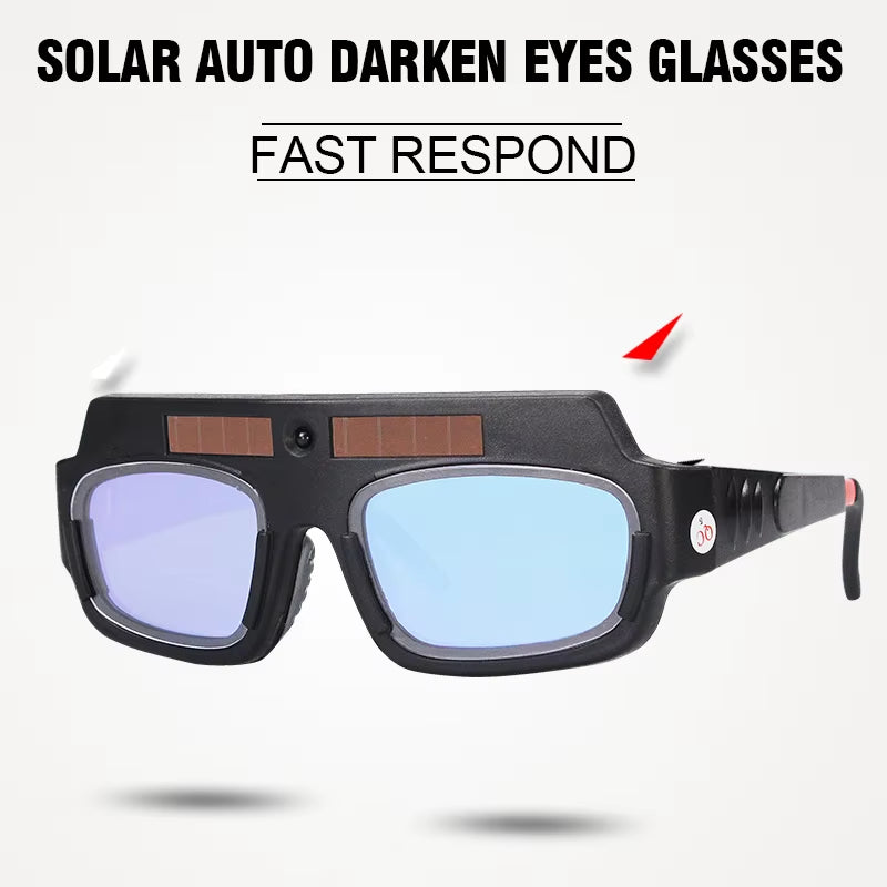 Solar Auto Darkening Eyes Mask True Color Welding Helmet Welding Mask Eyeshade/Patch/Eyes Goggles for Welder Eyes Glasses