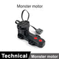 MOC Train Motor Kit Servo,Battery Box, IR Remote, LED Lights Power Functions Parts for Smart Technical Building Blocks Creations