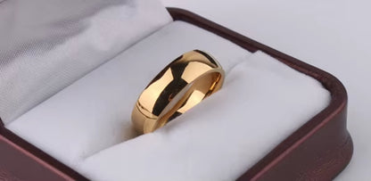 Eengrave Custom Name Signet Ring Logo Light Version Gold Color Wedding Rings for Women Glossy Tainless Steel Ring Men