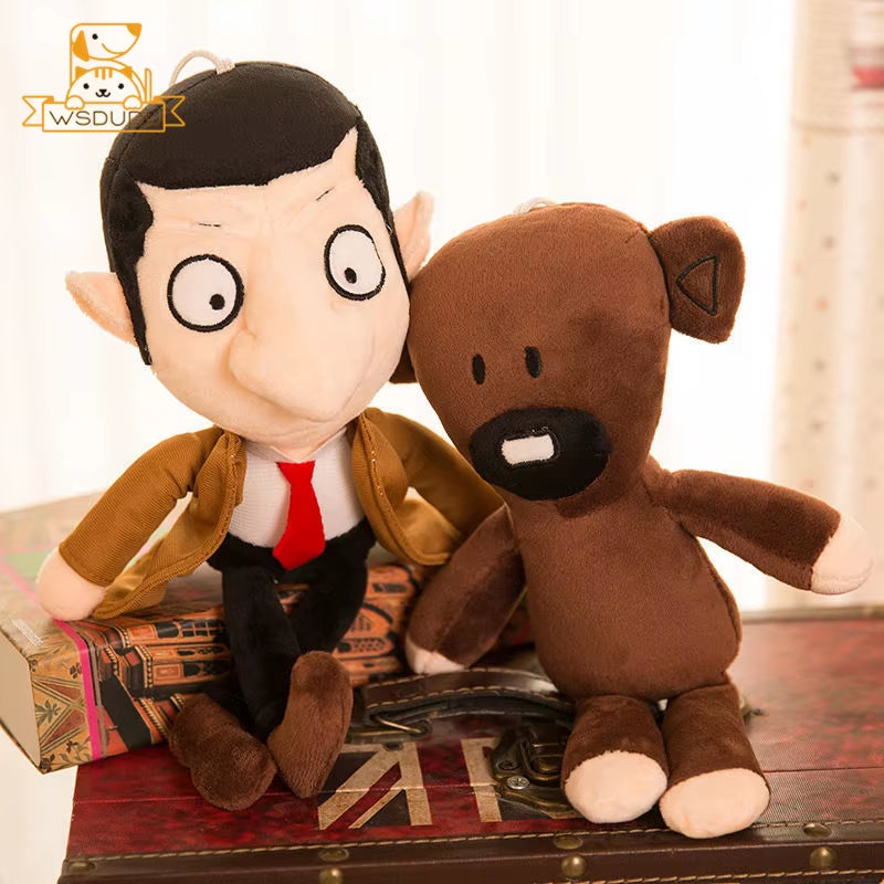Cute Classic Comedy Teddy Bear Plush Doll Cartoon Stuffed Animal Toy Baby Soft Pillow Collectible Sofa Bed Decor Kids Adult Gift