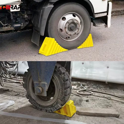 Car Multipurpose Anti-Slip Wheel Chock Portable Tire Chocks Wear-Resistant Tire Stopper Wheel Stopper for Trucks Car Accessories