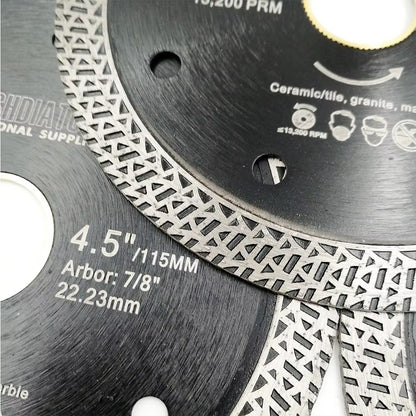 4/4.5/5Inch Diamond Cutting Disc Mesh Turbo Porcelain Tile Marble Stone Cutting Wheel Marble Circular Saw Blade Cutter