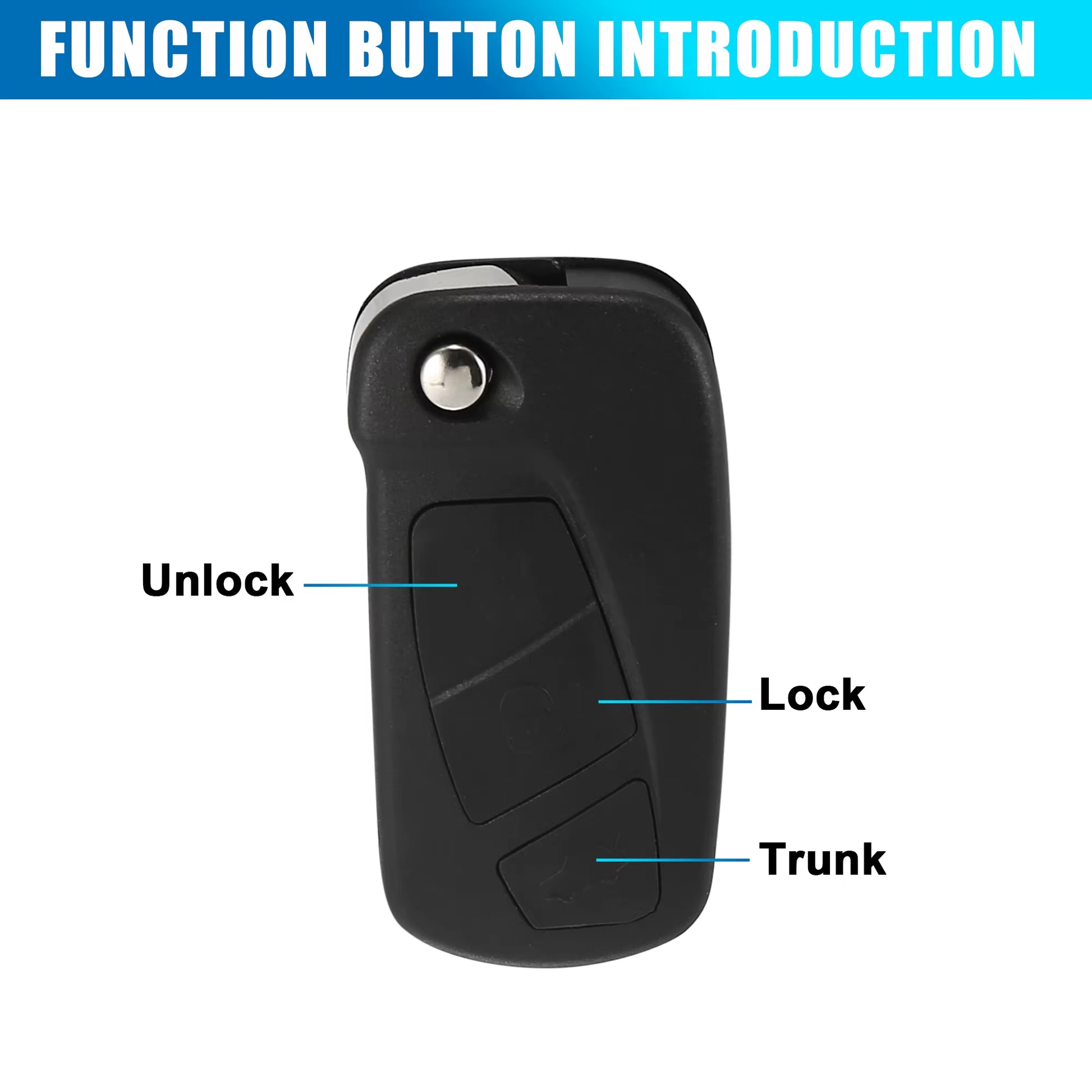 3 Key Auto Buttons Remote Control Car Fob Key for Case Shell for Ford Ka 2008-2013 Maintenance Tools Car Accessories