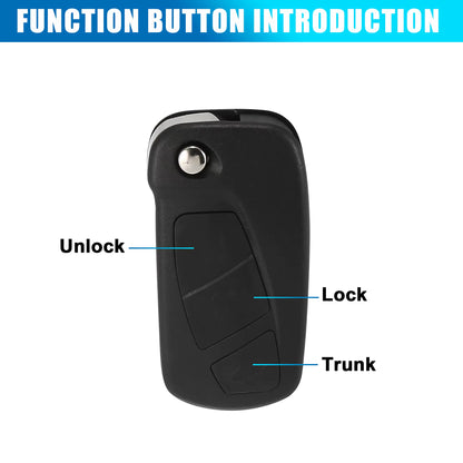 3 Key Auto Buttons Remote Control Car Fob Key for Case Shell for Ford Ka 2008-2013 Maintenance Tools Car Accessories
