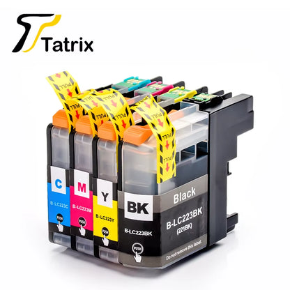 Tatrix with Chip LC223 LC221 Compatible Ink Cartridge for  MFC-J4420DW/J4620DW/J4625DW/J480DW/J680DW/J880DW Printer