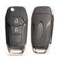 2/3/4 Button Flip Folding Car Key Shell Case for Ford Focus Fusion Mk2 Mk7 Explorer Ranger Uncut Blank HU101 Blade