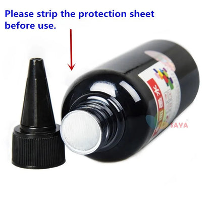 5X100Ml Universal Dye Ink BK C M Y Refill Kit for HP Canon  Brother Dell Deskjet Inkjet Printer ,Tank Ink Cartridge CISS
