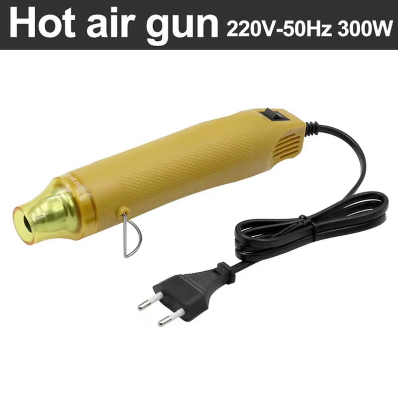 DIY Tool Heat Gun 1Pc 220V Using Heat Gun Electric Power Tool Hot Air 300W Temperature Gun with Supporting Seat Shrink