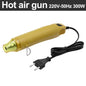 DIY Tool Heat Gun 1Pc 220V Using Heat Gun Electric Power Tool Hot Air 300W Temperature Gun with Supporting Seat Shrink