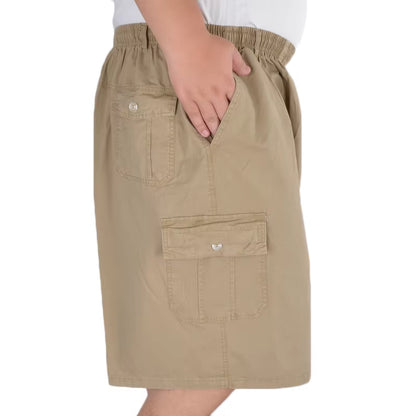 Big Size Men'S Summer Casual Shorts plus Size Loose Middle-Aged Oversized Cotton 8XL 7XL 6XL Large Size 11XL 12XL Men Shorts
