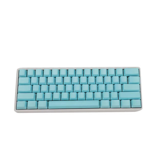 White Black Gray Green Blank Thick PBT OEM Profile 62 Key ISO 61 ANSI Keycaps for MX Switches Mechanical Keyboard (Only Keycap)