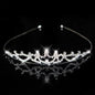 Princess Crystal Tiaras and Crowns Headband Kid Girls Love Bridal Prom Crown Wedding Party Accessiories Hair Jewelry