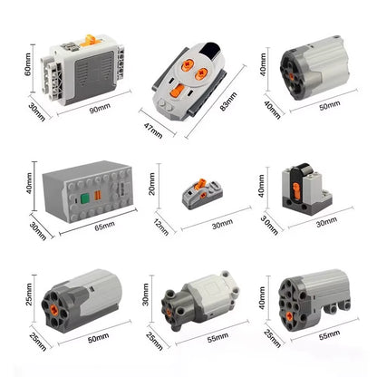 Power Functions Upgrate Motor MOC Multi Tool Servo Train Motor 8293 8883 Building Blocks Receiver Control Set Technical Parts