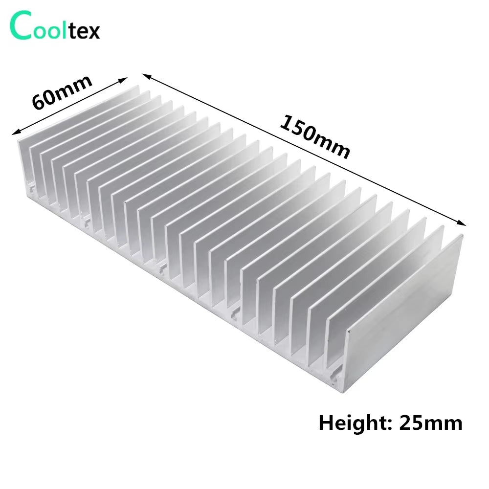 Radiator Aluminum Heatsink Extruded Heat Sink for LED Electronic CHIP Heat Dissipation Cooling Cooler