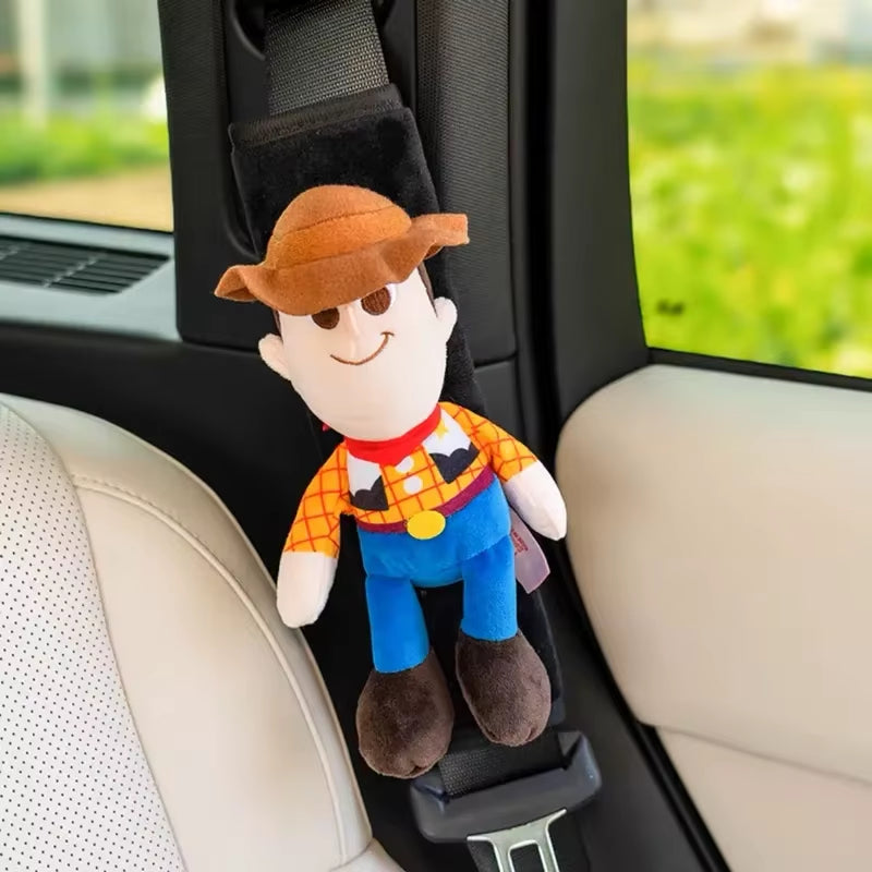 Cute Cartoon Image Car with Shoulder Protection Cover Car Shoulder Protection with Interior Decoration with Protective Cover