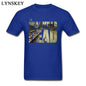 The Walking Dead Funky T-Shirt Man'S Short Sleeve Cotton Teeshirt Customized Boyfriend'S Top Cool Black