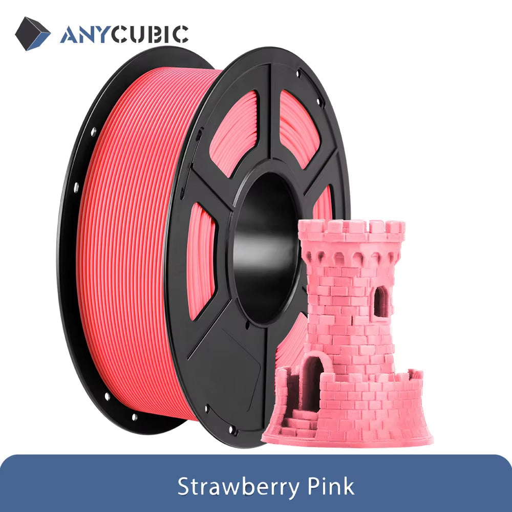 3D Printer Multicolor Filament PLA 1.75Mm 1Kg/Roll Plastic Rubber Consumables Material for FDM 3D Printer Kobra 2 Pro
