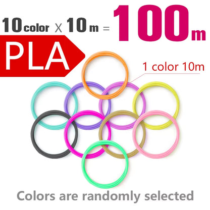 Filament 1.75Mm for 3D Pen 20/ 30 Colors Brilliant Color Filament ABS / PLA/ PCL No Smell Safety Plastic 3D Print Pen Filament