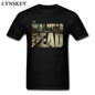 The Walking Dead Funky T-Shirt Man'S Short Sleeve Cotton Teeshirt Customized Boyfriend'S Top Cool Black