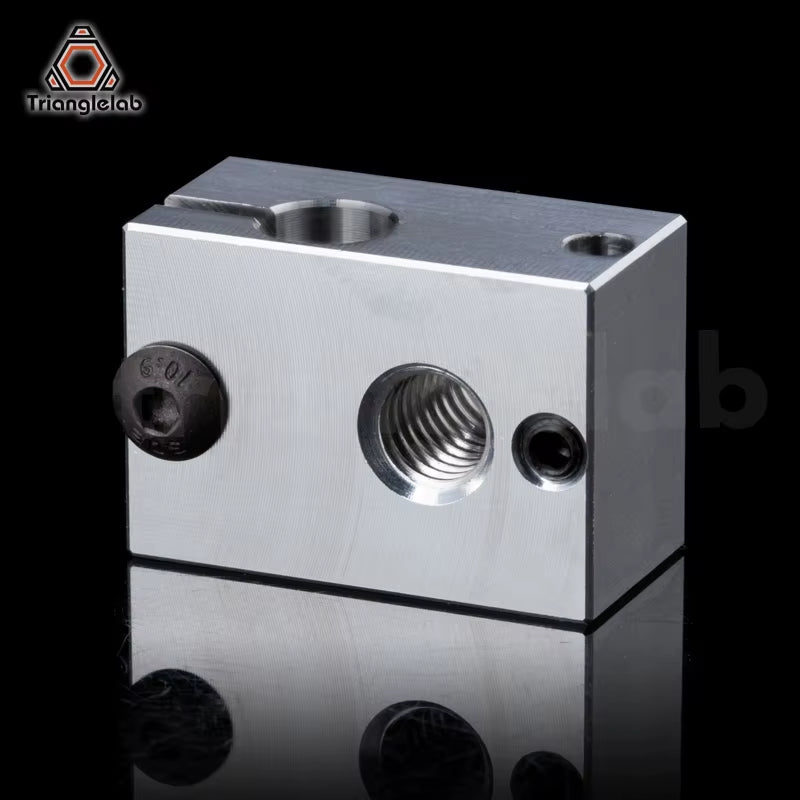 3D Printer Parts V6 Heater Block for Sensor Cartridges for V6 HOTEND Extruder for PT100 Sensor for V6 HOTEND