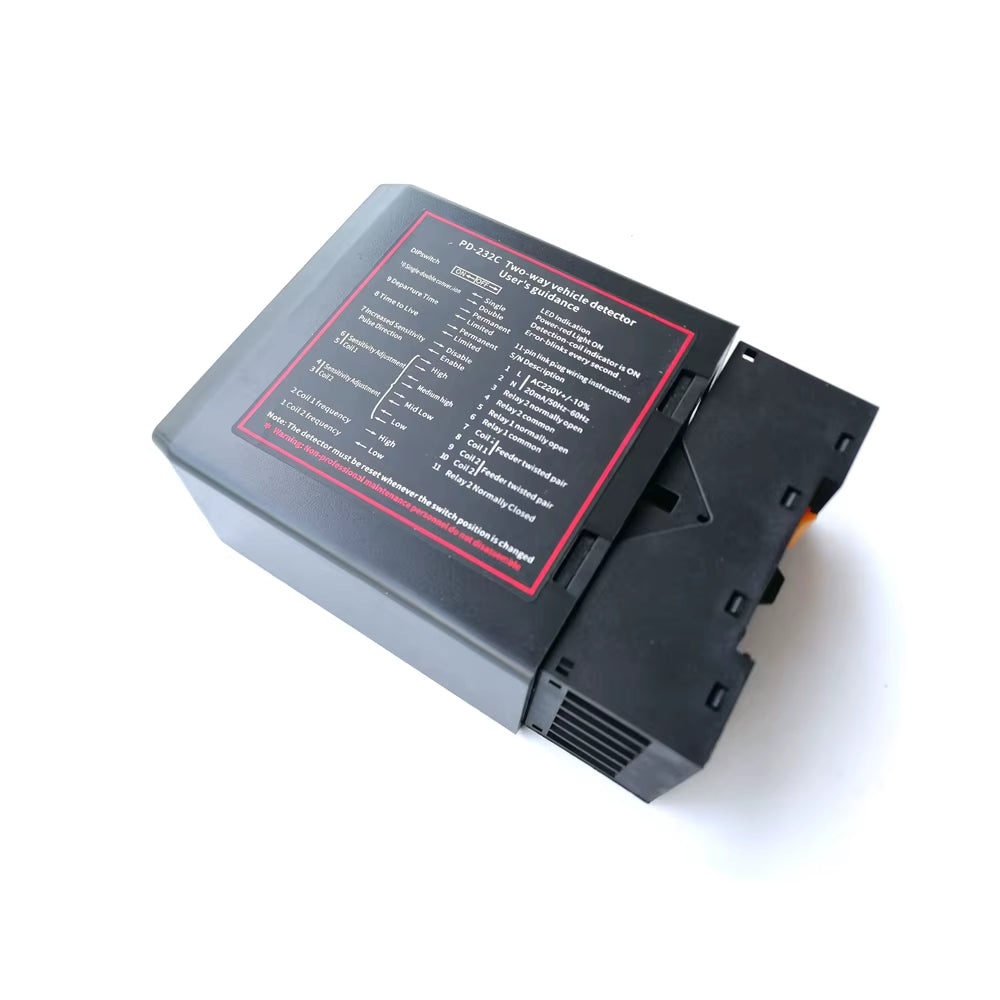 Vehicle Double Dual 2 Channel Loop Detector/Inductive Loop Parking Detector for Gate Barriers