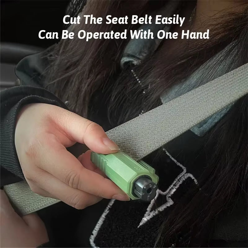 Car Safety Hammer Mini Car with a Multi-Functional Escape Hammer to Break the Glass Rescue Hammer Car Window One Second