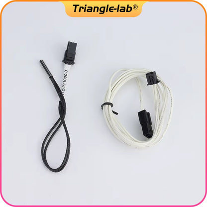 PT1000 Thermistor Cartridge for 3D Printer Volcano/ V6 Heater Block UPTO 450C PEEK PEI PT100 Printing