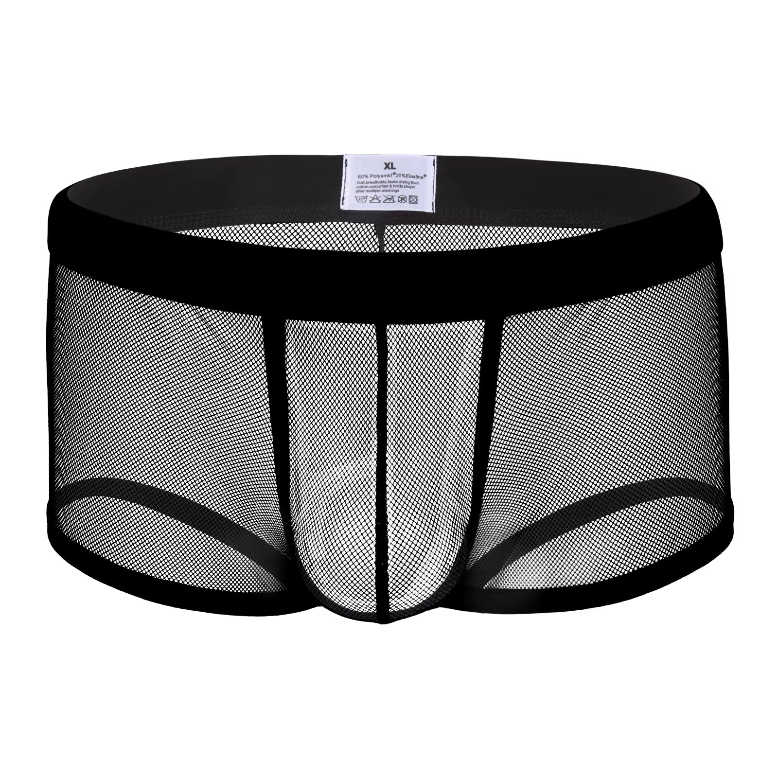 Mesh Boxers Men Transparent Underwear Man Cueca Sexy Boxer Shorts Hollow Lingerie Underpants Panties Trunks