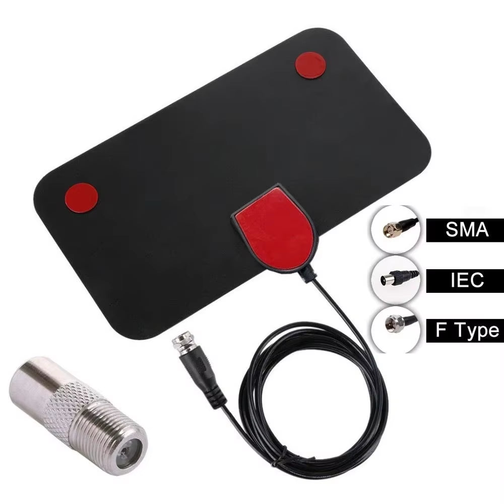 HD Digital TV Antenna Indoor Amplified Dab Antenna 200 Miles Ultra HDTV with Amplifier VHF/UHF Quick Response Outdoor Aerial Set