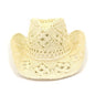 Summer Outdoor Men Women Hand-Woven Western Cowboy Paper Straw Hats Wide Brim Breathable Beach Jazz Cap Sun Protection Hat