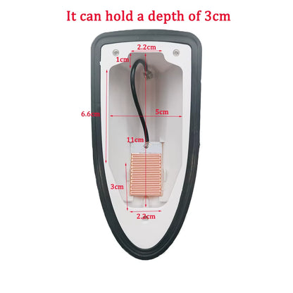 Universal Car Antennas Shark Fin Antenna Auto Radio Signal Aerials Roof Antennas for Universal Car Model Car Styling