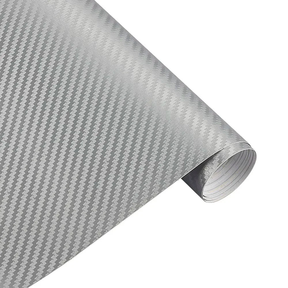 30Cmx127Cm 3D Carbon Fiber Vinyl Car Wrap Sheet Roll Film Car Stickers and Decal Motorcycle Auto Styling Accessories Automobiles