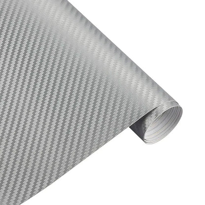 30Cmx127Cm 3D Carbon Fiber Vinyl Car Wrap Sheet Roll Film Car Stickers and Decal Motorcycle Auto Styling Accessories Automobiles