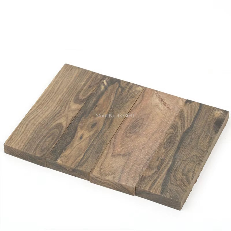1 Piece DIY Knife Handle Material Persimmon Wood Ziricote, Ciricote (Cordia Dodecandra) Mexican Ebony Knife Handle Material