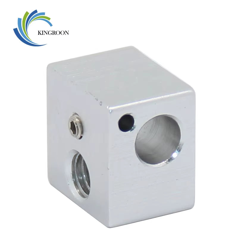 5PCS V5 Heated Block 16*16Mm*12Mm KP3S Hot End Heat Blocks for V5 J-Head Extruder Aluminum Hotend 3D Printers Parts