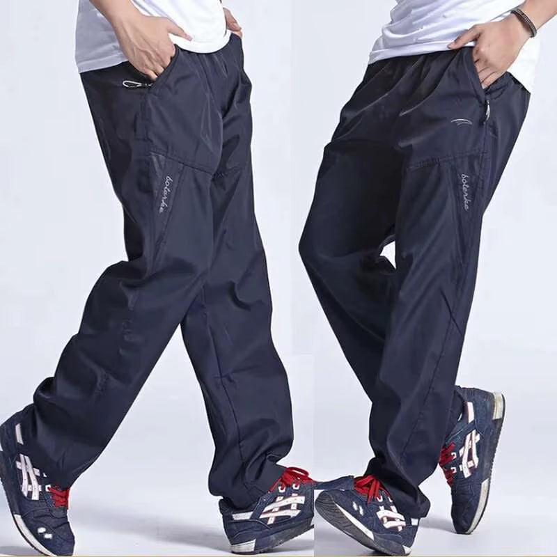 2025 Sportswear Joggers outside Men'S Casual Pants Quickly Dry Breathable Male Pants Men Trousers & Sweatpants Active Pants 6XL